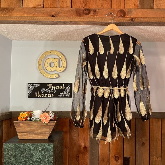 Fashion Nova “Golden State” Romper Size Small - Picture 4 of 10